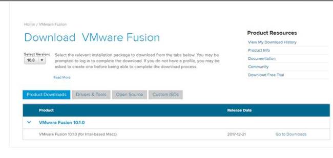 vmware fusion emulator windows mac